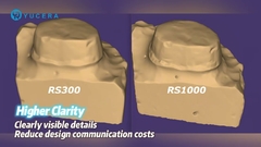 Neue Einführung:YRC-RS1000 Dental Model 3D Scanner! 5M Hochdefinitions-Doppelkameras, Präzision bis zu 5μm