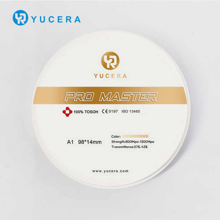 Yucera OEM Precision Dental Lab Zirconia Milling Blocks for CAD CAM Systems