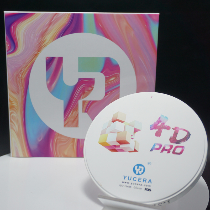 Disco De Zirconia De Alta Resistencia 4D Pro Disco De Zirconia Multicapa De Zirconia De Alta Translucidez Dental De Alta Calidad