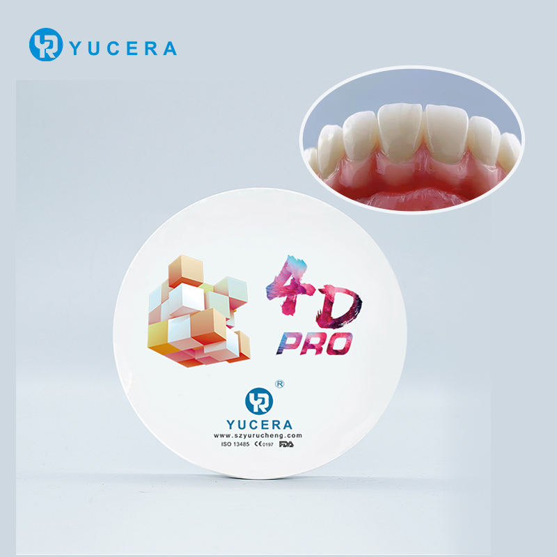 Yucera Dental Lab Oral Therapy Equipments & Accessories 4D Dental Equipmentsmultilayer Zirconia Block