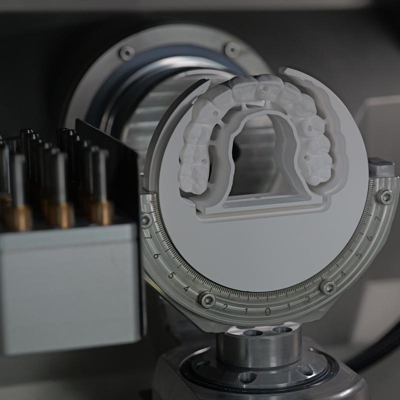 Yucera Dental Laboratory Workflow with Our Versatile and User Friendly Bench Top Design Milling Machine for Metal and Zirconia