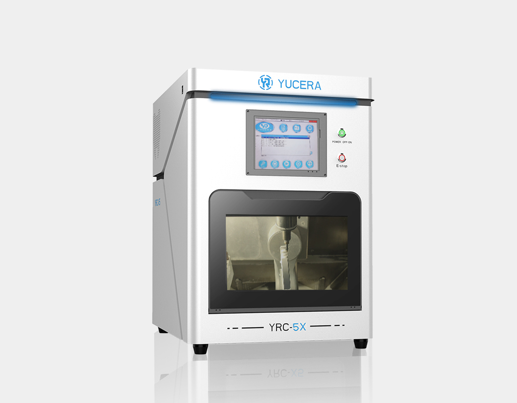 Yucera neu erschienene 5-Achsen Nass-Trocken-Zirkonfräsmaschine für Dental CAD CAM Blöcke