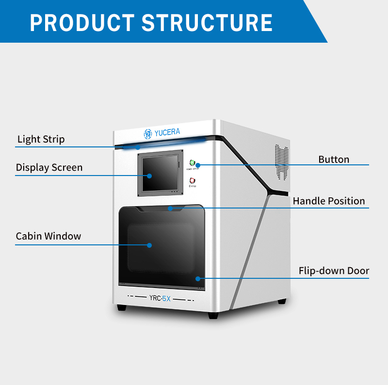 Yucera Five-Axis Zirconia Processing Machine Dental Milling Machine CE From Manufacturer