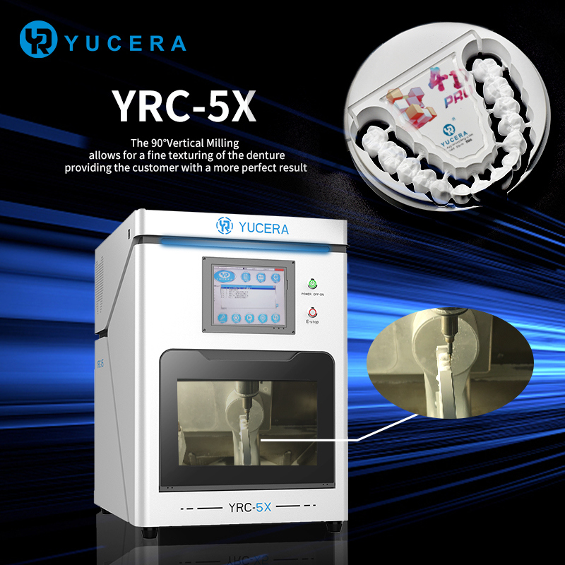 Yucera Five-Axis Zirconia Processing Machine Dental Milling Machine CE From Manufacturer