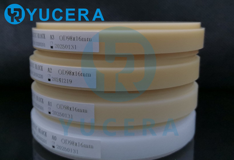 Flexibles Prothesenmaterial 16 Farben Rosa Klar Dental PMMA Flexibler Disc