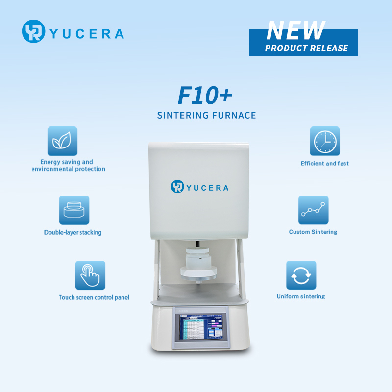 Yucera New Type F10+ Sintering Furnace for Burning Zirconia Block Dental Sintering Furnace
