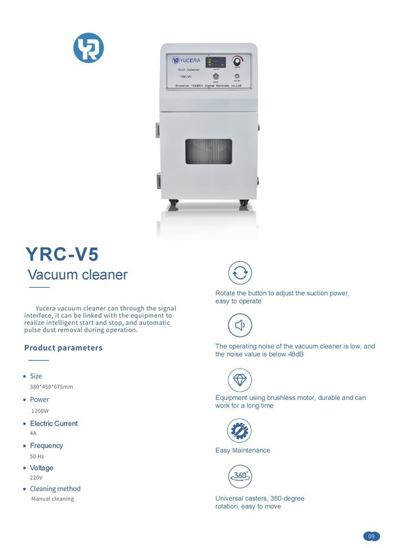Factory Price Yucera V5 High Efficiency Vacuum Cleaner Dust Extractor - Professional Grade