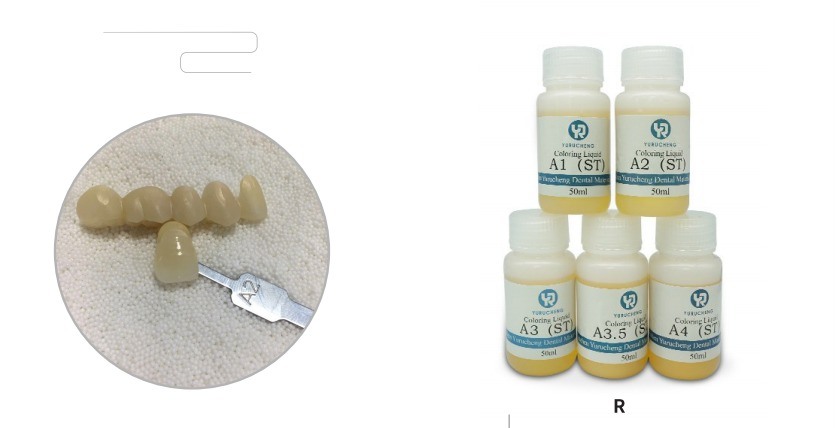 Yucera Dental Lab 18-Farben Smile Solutions Keramik Zirkonoxid Färbung Natürlicher Glanz für Dentallabor Kreationen