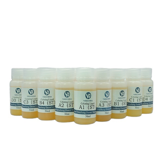 Yucera Dental Lab 18-Farben Smile Solutions Keramik Zirkonoxid Färbung Natürlicher Glanz für Dentallabor Kreationen