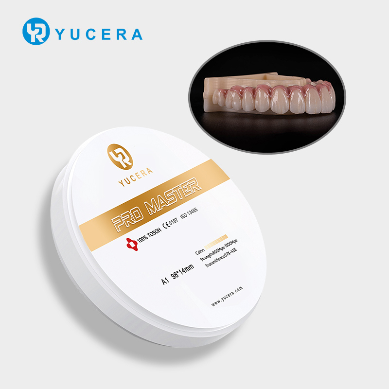 Yucera Pro Master Premium Multilayer Zirconia Dental Block High Translucency