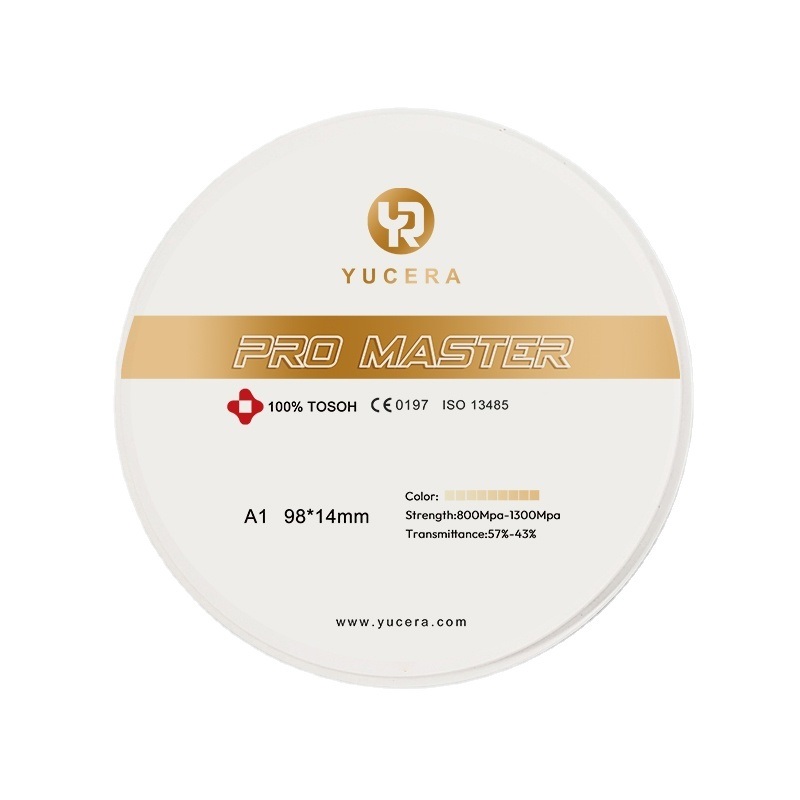 Yucera Pro Master Premium Multilayer Zirconia Dental Block High Translucency