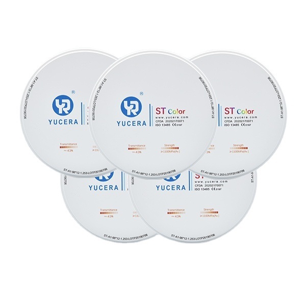 YUCERA ST Zirconia  Full-Contour Bridge Material | Strength + Aesthetics in One Disc