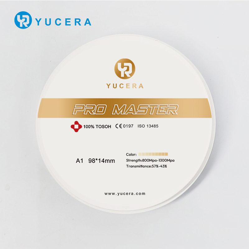 Yucera Pro Master 95mm Dental Zirkonblock Präzise Abmessungen Geeignet für eine Vielzahl von Zahnersatzlösungen