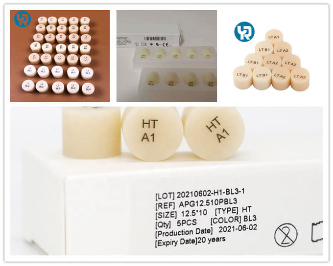 10mm keramisches lichtdurchlässiges Zirkoniumdioxid blockiert 10 Barren PCS IPS Emax für zahnmedizinisches 1